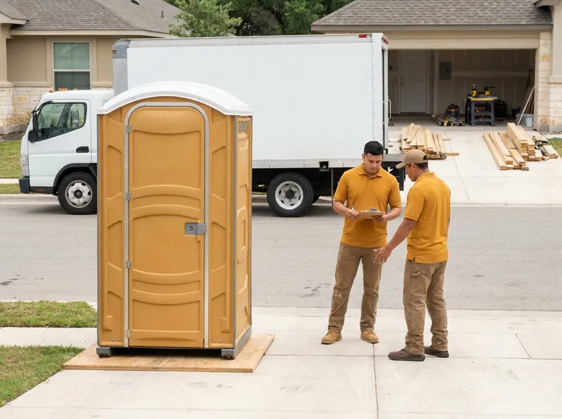 Construction Site Toilet Rental in Georgetown, TX